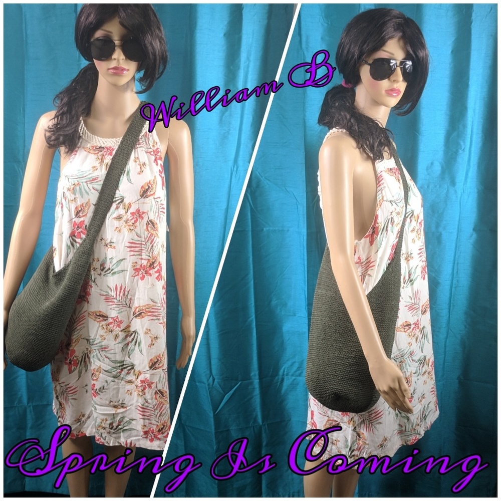 💜 NWOT WILLIAM B TROPICAL DRESS 💜